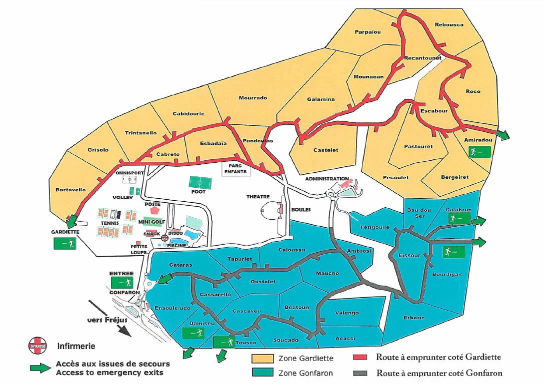 Plan du Pin de la Lègue